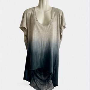 We The Free Ombre Tan and Black Tunic